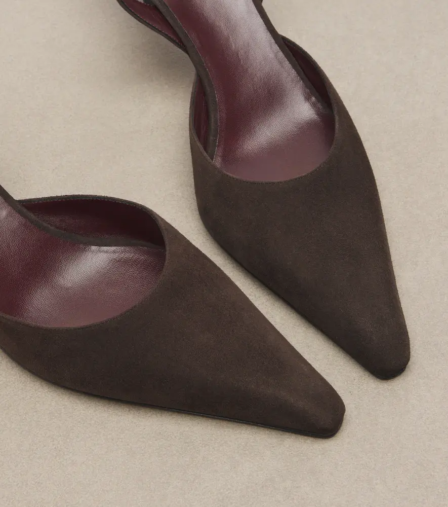 The Row Inez suede slingback pumps | Thumbnail 2 The Row Inez suede slingback pumps | Thumbnail 2