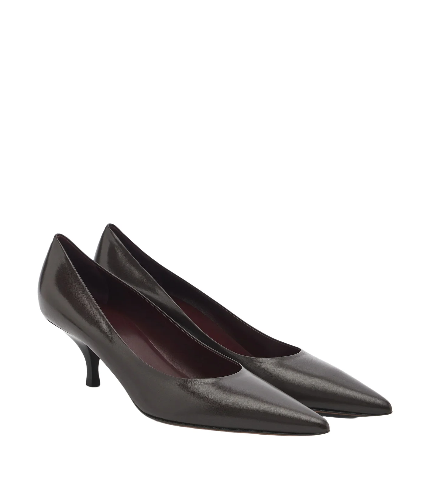 The Row Lili leather pumps