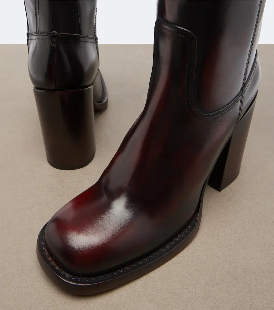 Dries Van Noten Leather over-the-knee boots | Thumbnail 2 Dries Van Noten Leather over-the-knee boots | Thumbnail 2