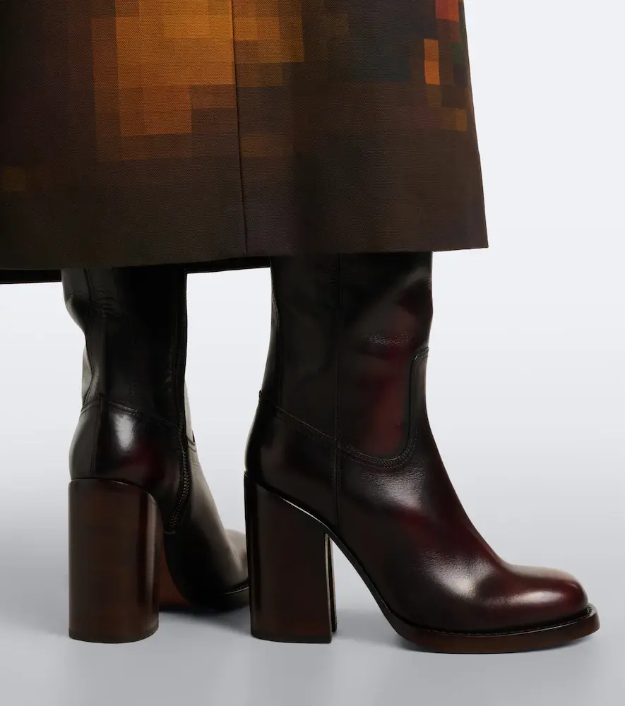 Dries Van Noten Leather over-the-knee boots | Thumbnail 5 Dries Van Noten Leather over-the-knee boots | Thumbnail 5