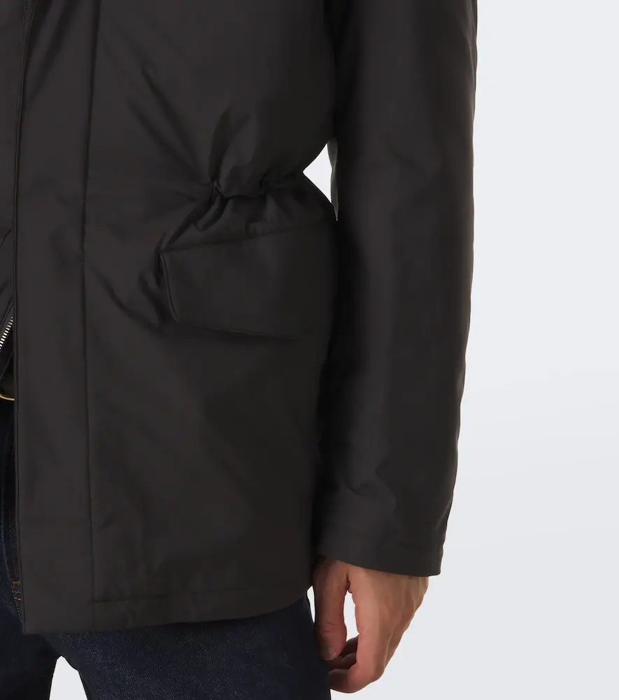 Thom Sweeney Leather-trimmed car coat | Thumbnail 2 Thom Sweeney Leather-trimmed car coat | Thumbnail 2