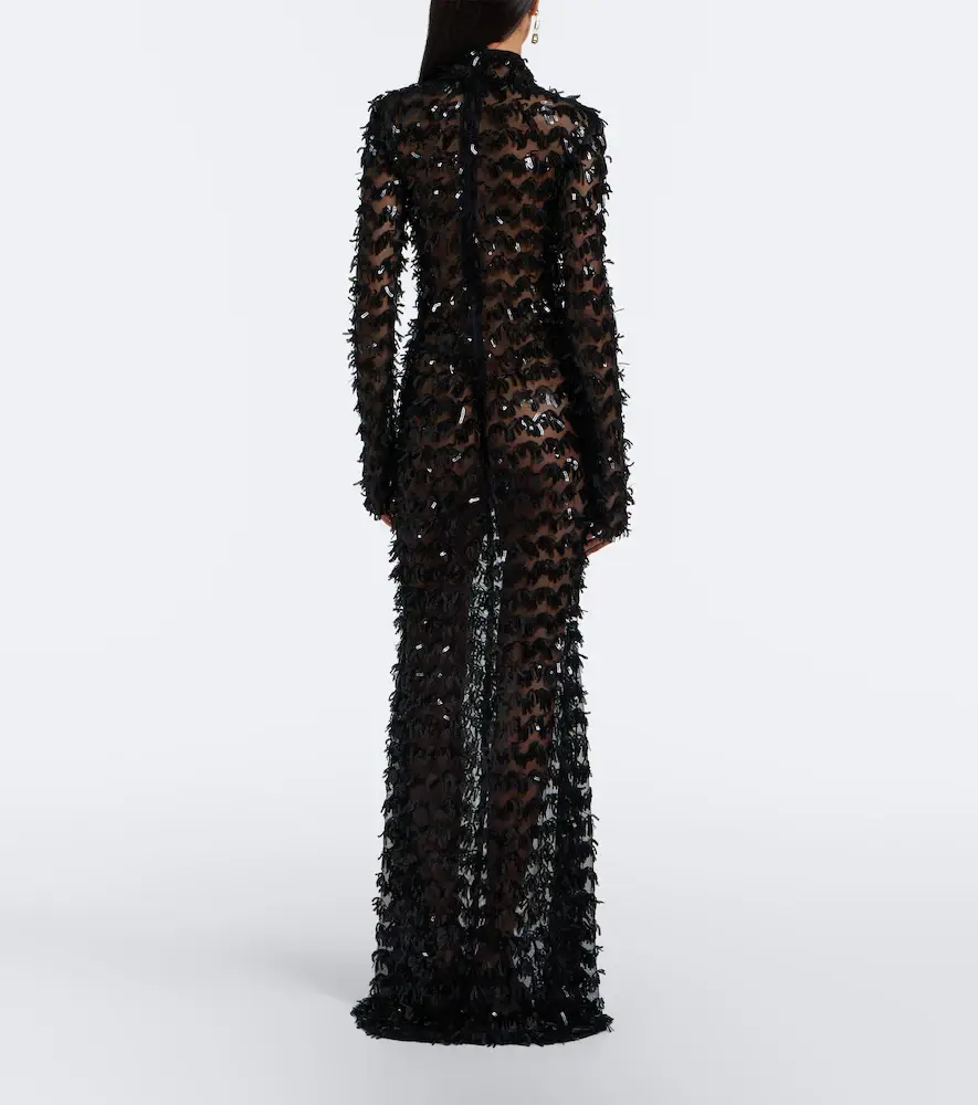 Taller Marmo Dragon Lady sequined gown | Thumbnail 3