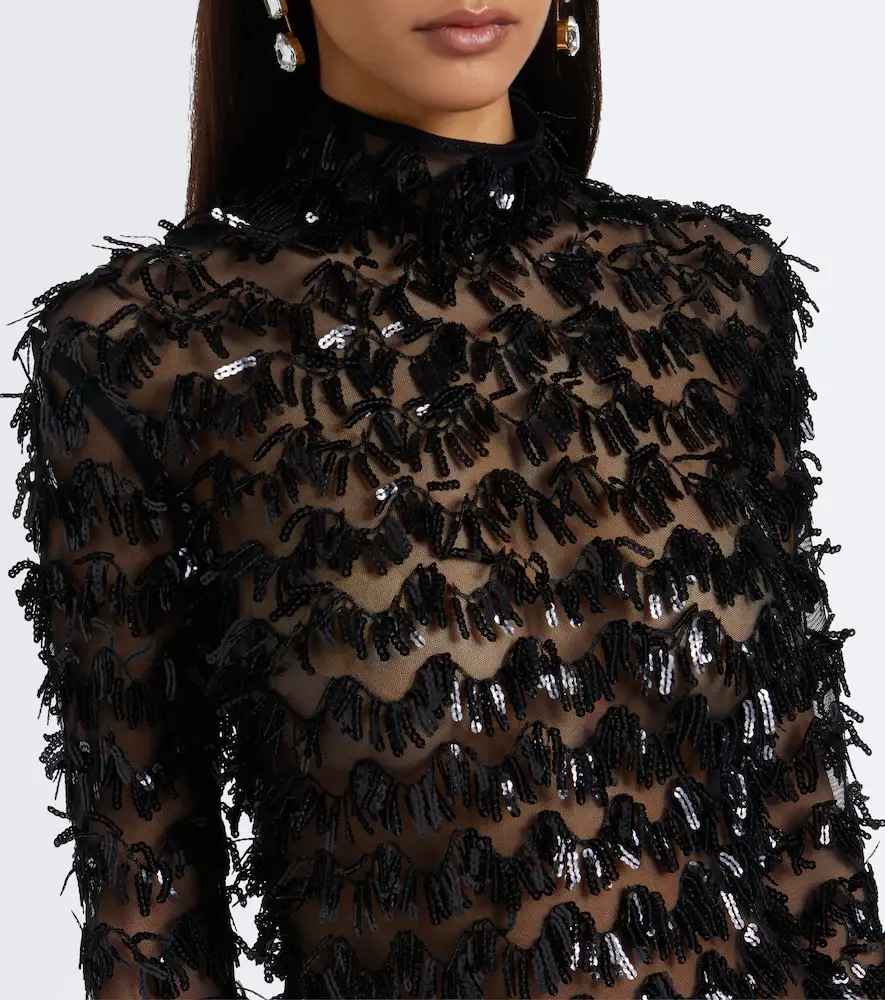 Taller Marmo Dragon Lady sequined gown | Thumbnail 5
