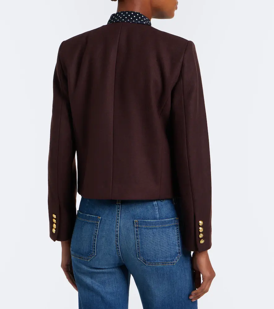 Nili Lotan Melanie wool-blend jacket | Thumbnail 2 Nili Lotan Melanie wool-blend jacket | Thumbnail 2