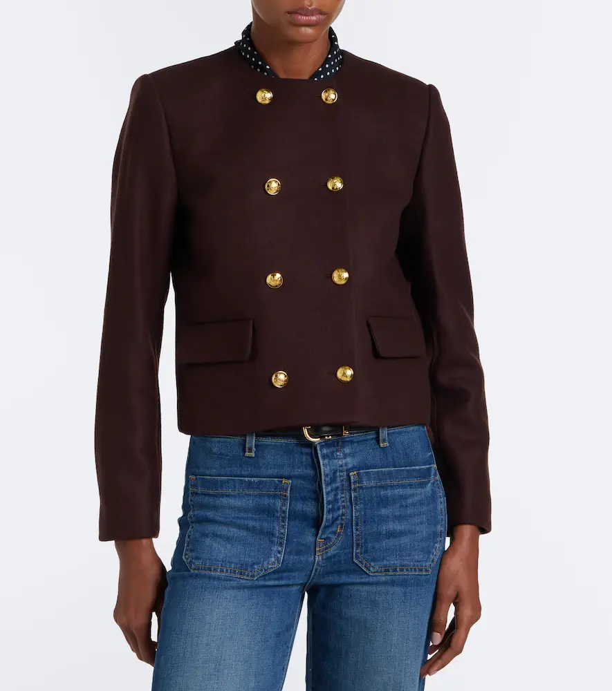 Nili Lotan Melanie wool-blend jacket | Thumbnail 3 Nili Lotan Melanie wool-blend jacket | Thumbnail 3