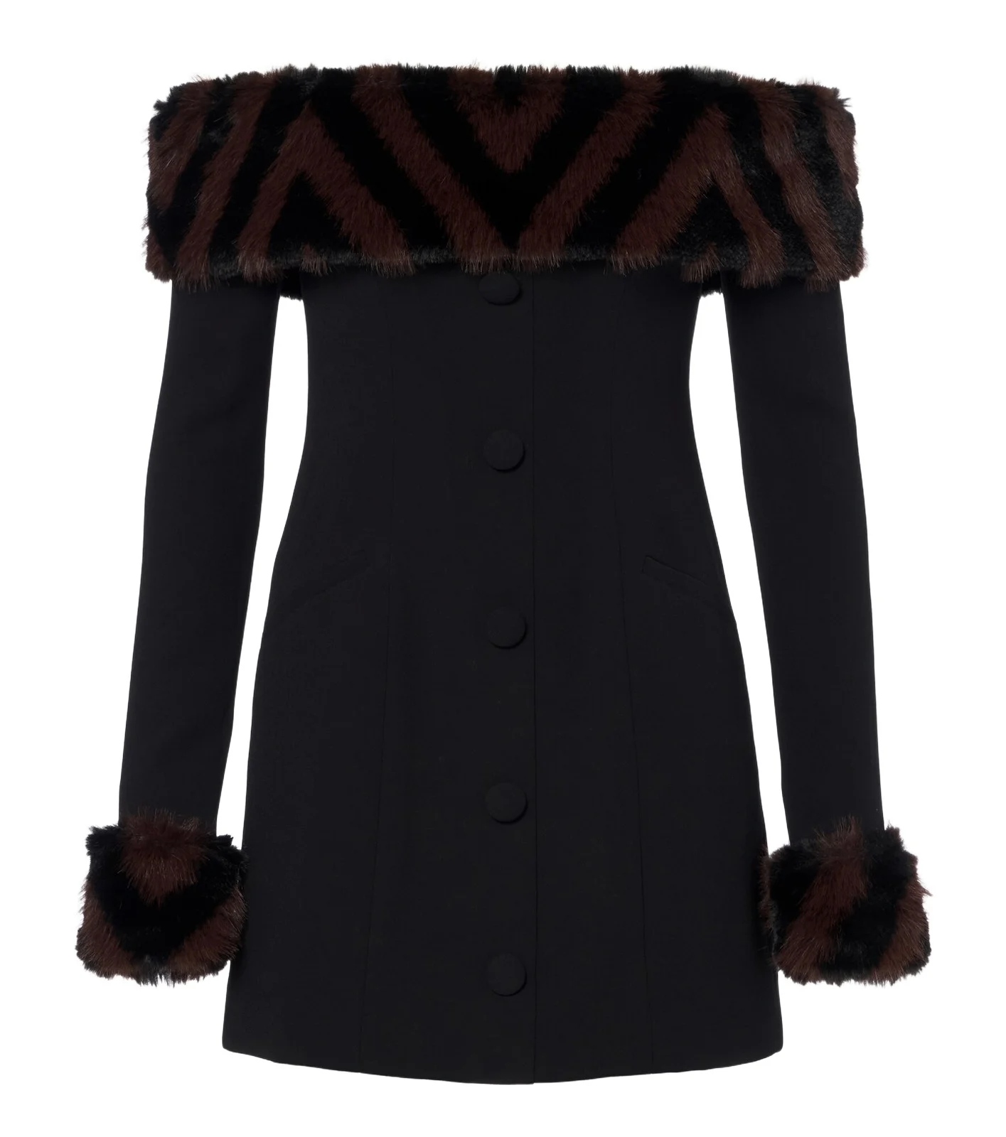 Retrofête Elspeth off-shoulder minidress