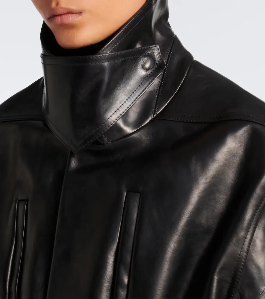 Rick Owens Cropped leather jacket | Thumbnail 5 Rick Owens Cropped leather jacket | Thumbnail 5