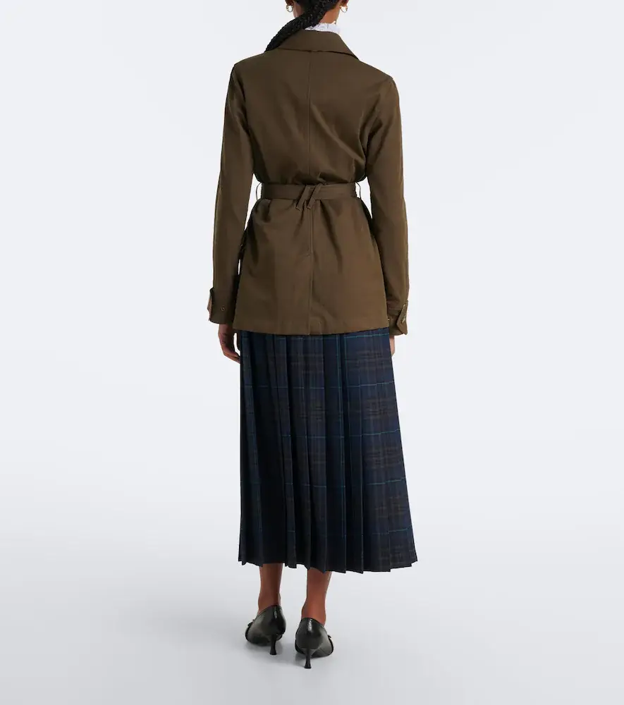 Burberry Plaid pleated midi skirt | Thumbnail 6 Burberry Plaid pleated midi skirt | Thumbnail 6