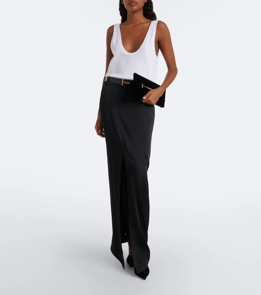 Tom Ford Cotton-blend jersey tank top | Thumbnail 4 Tom Ford Cotton-blend jersey tank top | Thumbnail 4