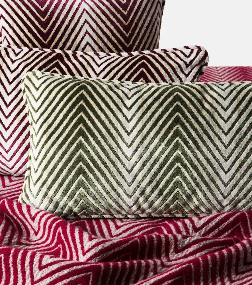 Missoni Ziggy velvet cushion | Thumbnail 2