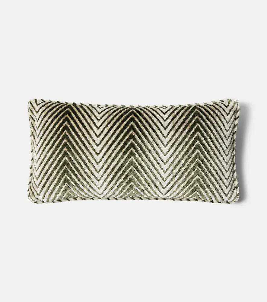Missoni Ziggy velvet cushion | Thumbnail 4