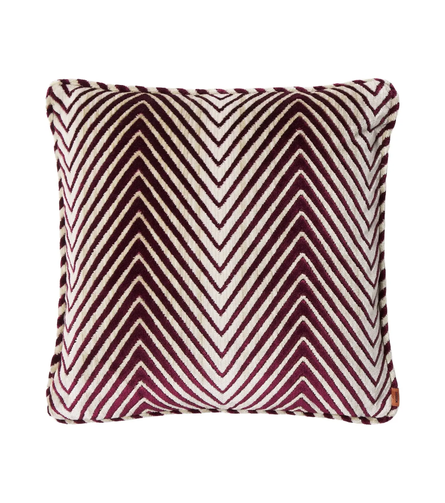 Missoni Ziggy velvet cushion