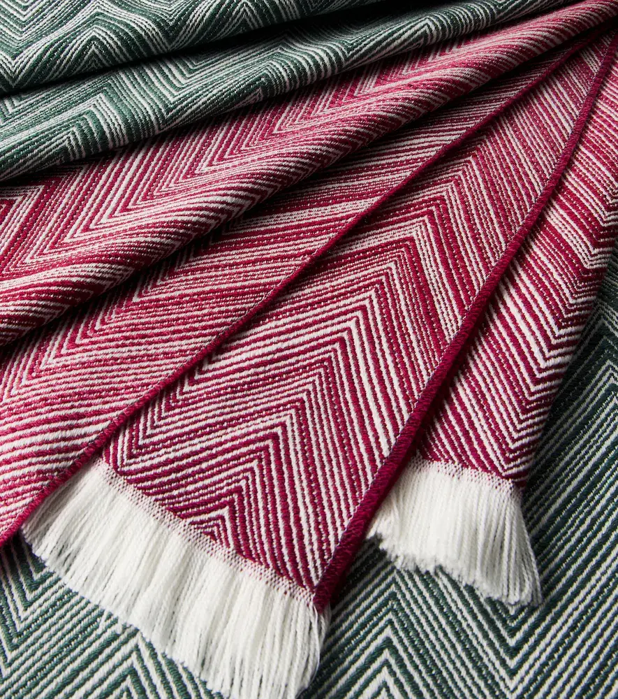 Missoni Timmy Zigzag fringed wool throw | Thumbnail 2 Missoni Timmy Zigzag fringed wool throw | Thumbnail 2