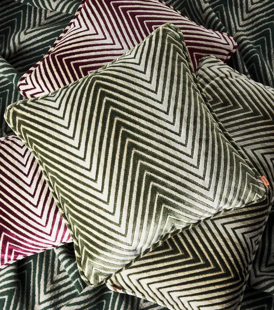 Missoni Ziggy jacquard velvet cushion | Thumbnail 3