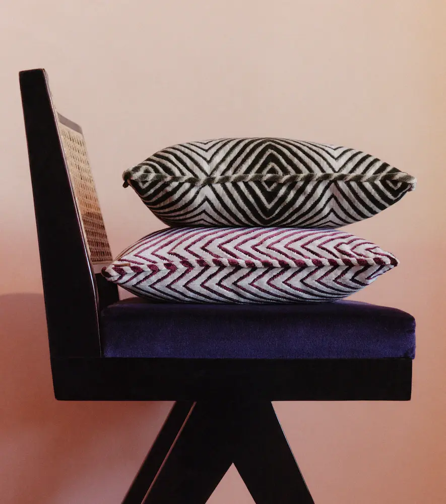 Missoni Ziggy jacquard velvet cushion | Thumbnail 5