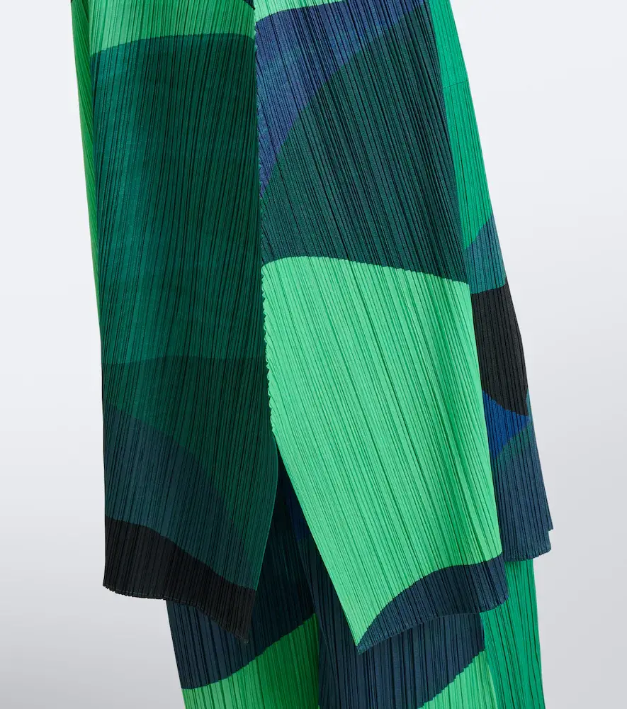 Pleats Please Issey Miyake Orbit printed pleated cardigan | Thumbnail 2