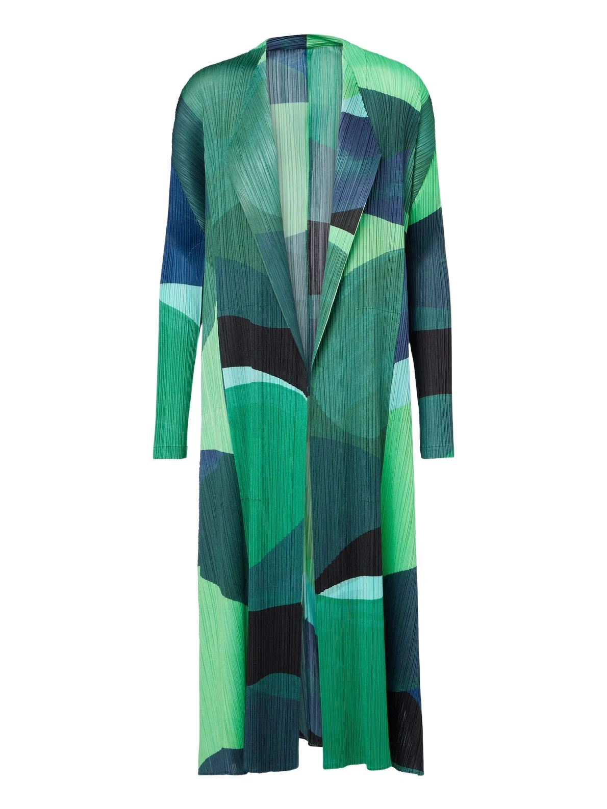 Orbit printed pleated cardigan Orbit printed pleated cardigan