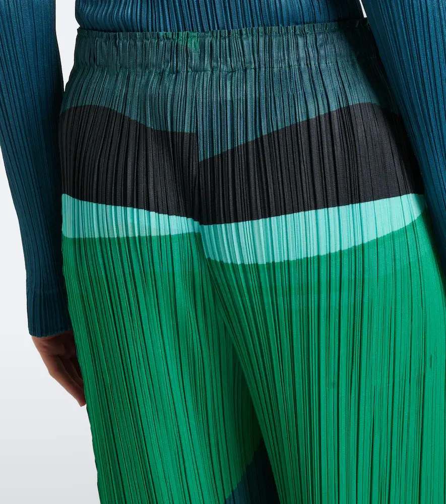 Pleats Please Issey Miyake Orbit pleated wide-leg pants | Thumbnail 4