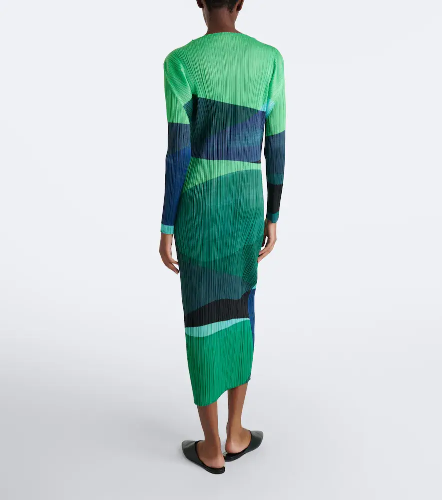 Pleats Please Issey Miyake Orbit pleated midi dress | Thumbnail 4