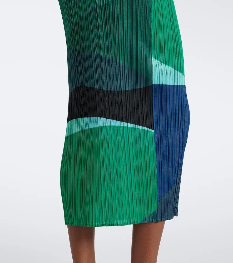 Pleats Please Issey Miyake Orbit pleated midi dress | Thumbnail 6