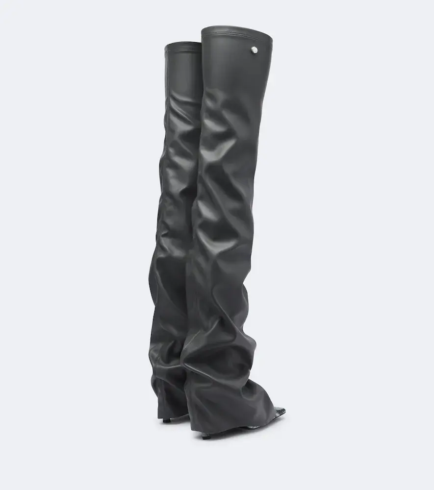 The Attico Robin snake-effect over-the-knee boots | Thumbnail 2 The Attico Robin snake-effect over-the-knee boots | Thumbnail 2