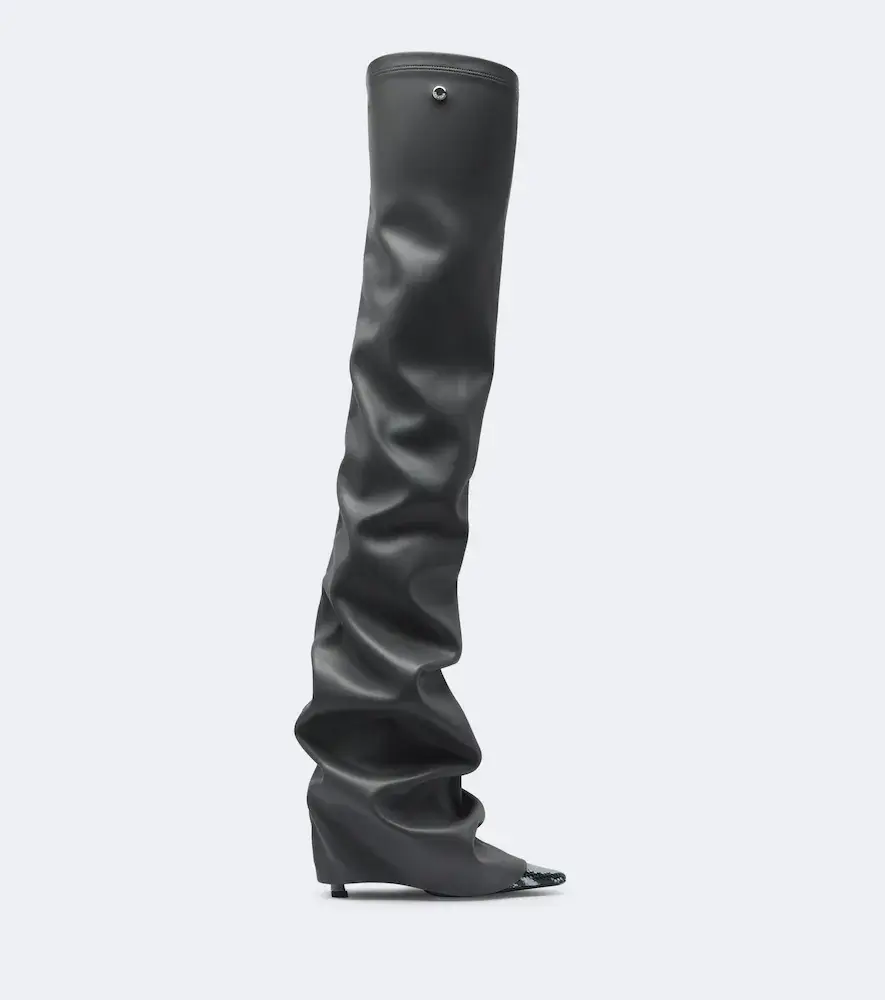The Attico Robin snake-effect over-the-knee boots | Thumbnail 4 The Attico Robin snake-effect over-the-knee boots | Thumbnail 4