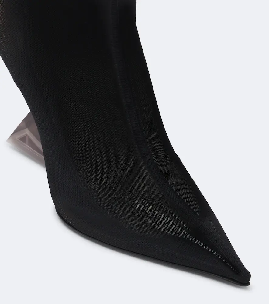 The Attico Cheope lace-trimmed mesh over-the-knee boots | Thumbnail 4 The Attico Cheope lace-trimmed mesh over-the-knee boots | Thumbnail 4