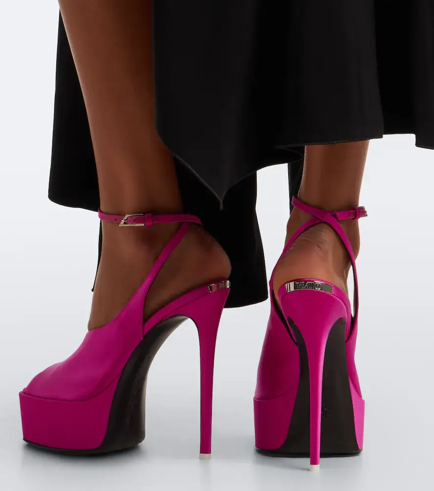 The Attico Ornella satin platform sandals | Thumbnail 6 The Attico Ornella satin platform sandals | Thumbnail 6