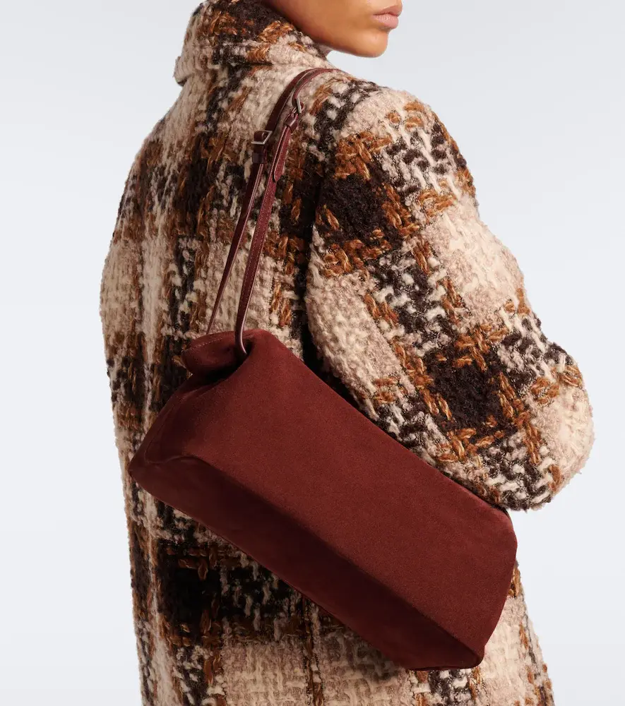 Nour Hammour Kenza suede shoulder bag | Thumbnail 4 Nour Hammour Kenza suede shoulder bag | Thumbnail 4