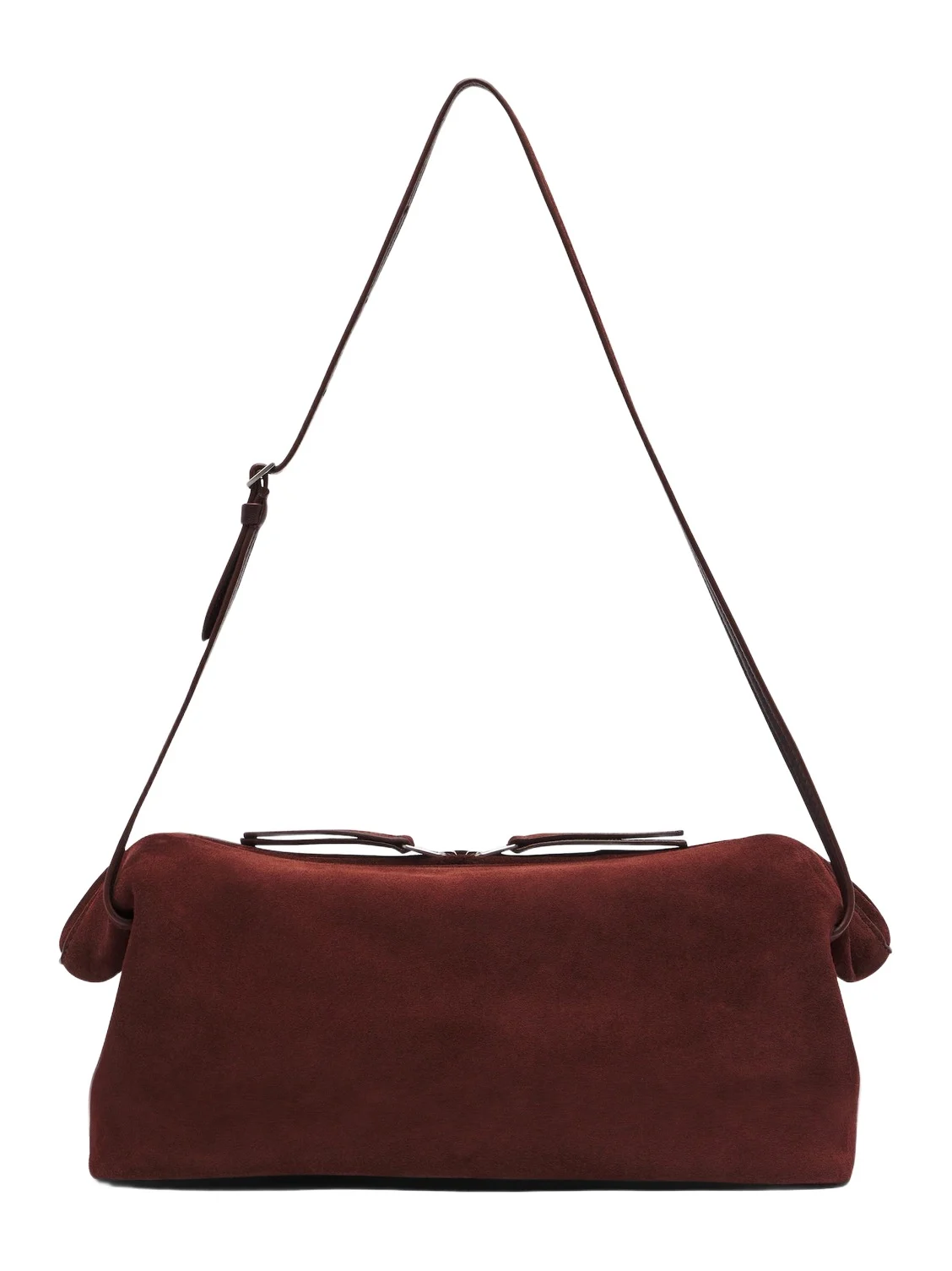 Kenza suede shoulder bag