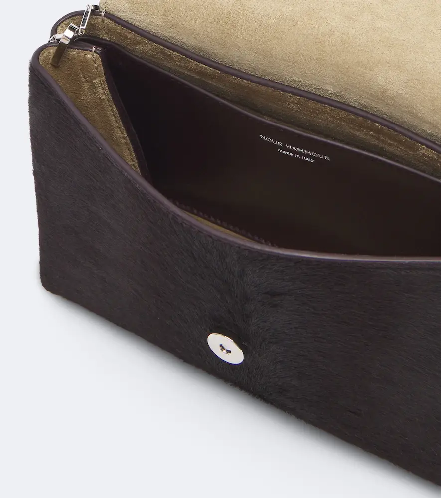 Nour Hammour Zeina calf hair crossbody bag | Thumbnail 2 Nour Hammour Zeina calf hair crossbody bag | Thumbnail 2