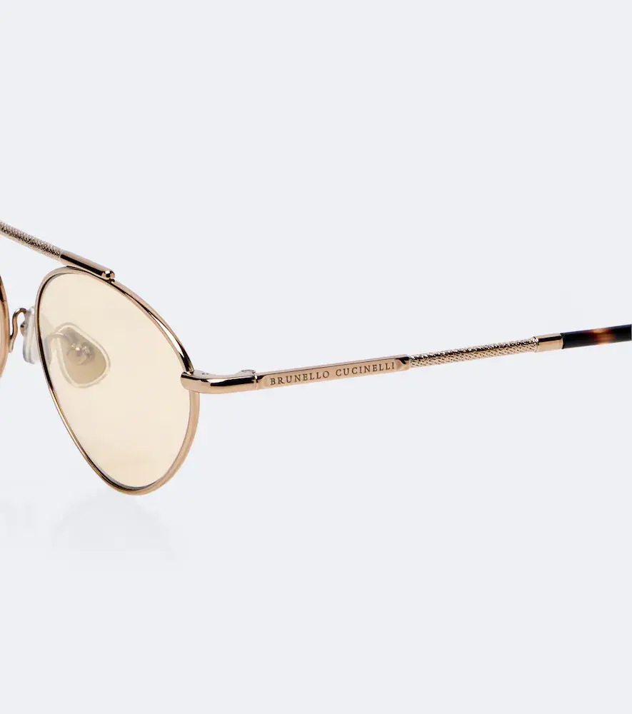 Brunello Cucinelli Sartorial Sunset oval sunglasses | Thumbnail 2 Brunello Cucinelli Sartorial Sunset oval sunglasses | Thumbnail 2