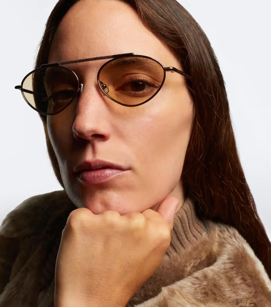 Brunello Cucinelli Sartorial Sunset oval sunglasses | Thumbnail 4 Brunello Cucinelli Sartorial Sunset oval sunglasses | Thumbnail 4