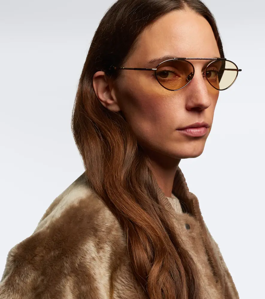 Brunello Cucinelli Sartorial Sunset oval sunglasses | Thumbnail 5 Brunello Cucinelli Sartorial Sunset oval sunglasses | Thumbnail 5