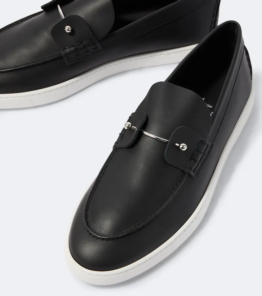 Christian Louboutin Chambeliboat leather slip-on shoes | Thumbnail 3 Christian Louboutin Chambeliboat leather slip-on shoes | Thumbnail 3