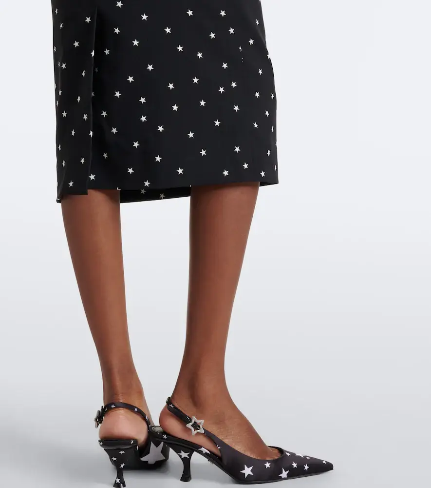 Dolce & Gabbana Printed silk-blend midi dress | Thumbnail 2