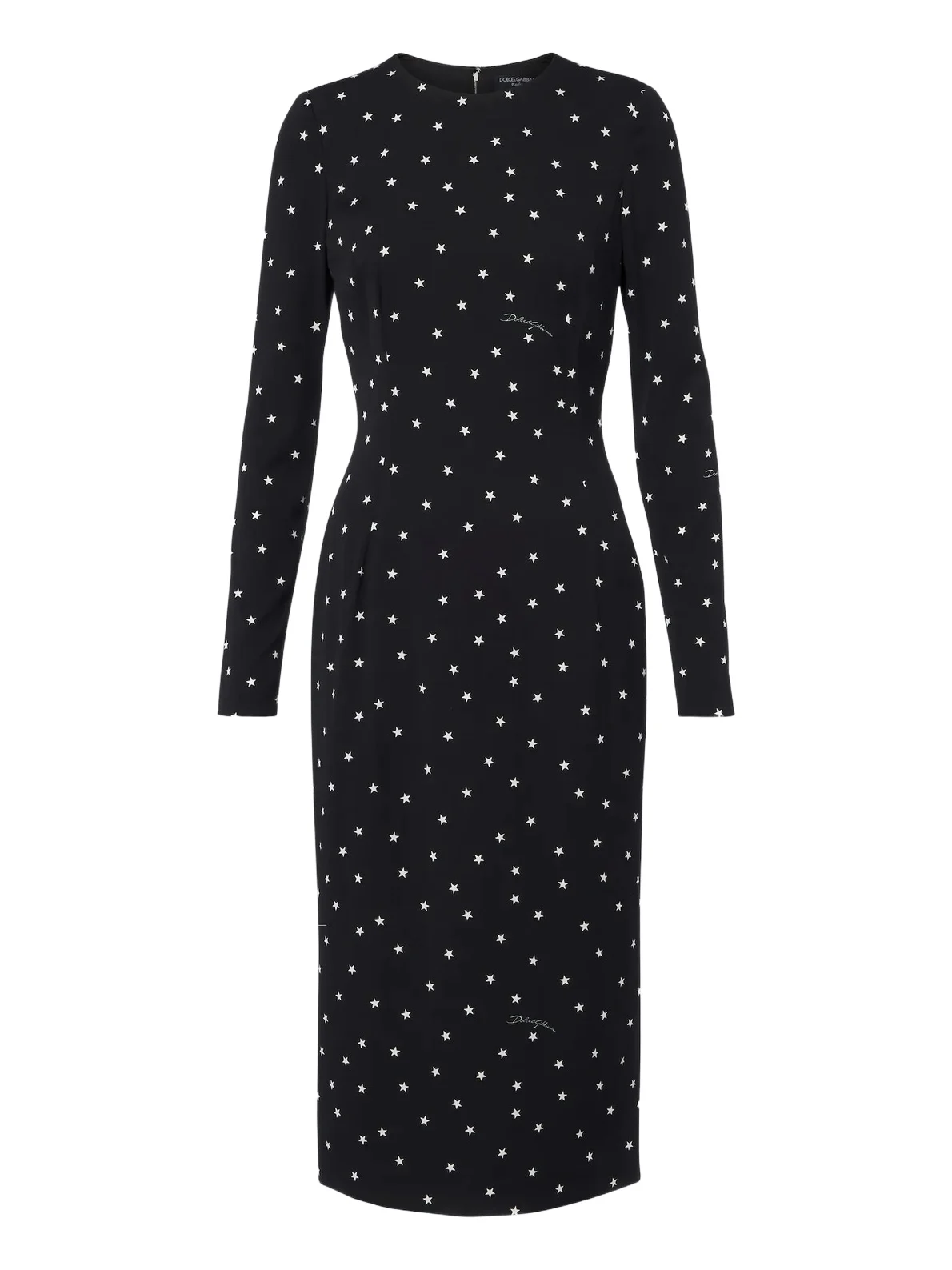 Dolce & Gabbana Printed silk-blend midi dress