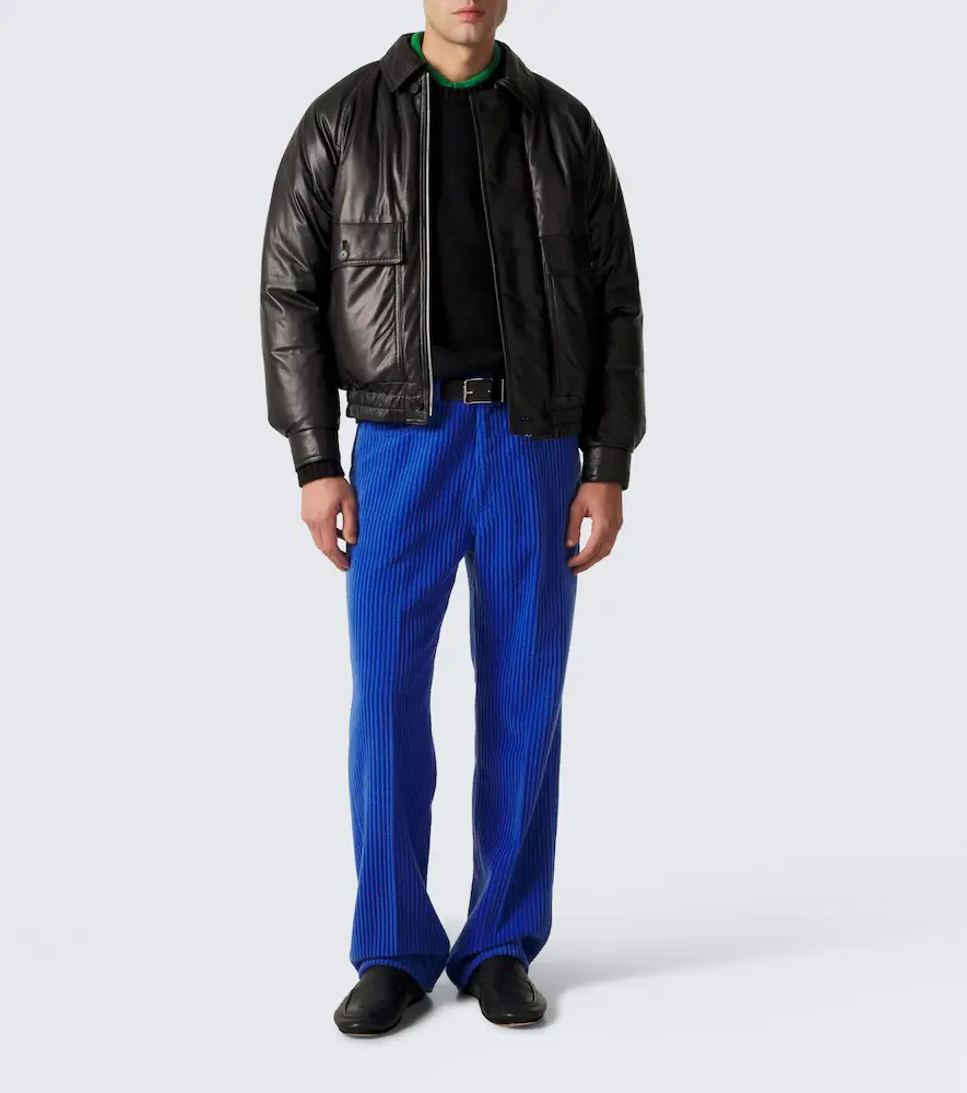 Auralee Wool and cashmere corduroy straight pants | Thumbnail 2