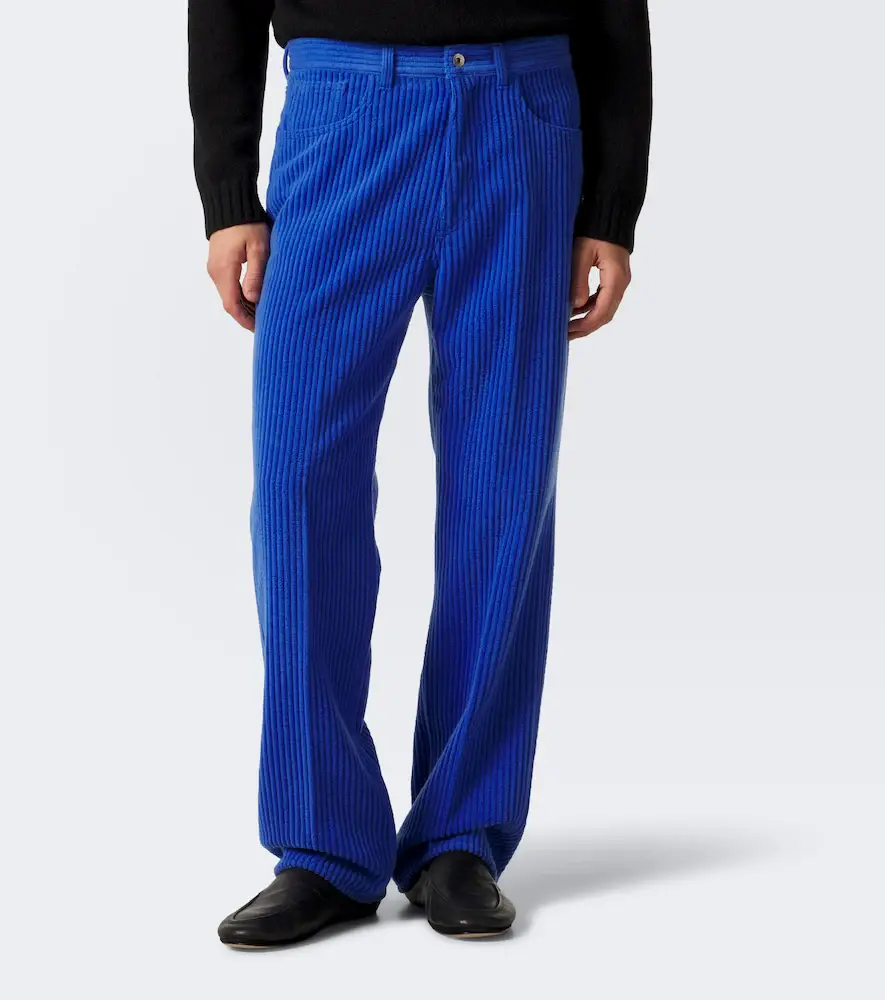 Auralee Wool and cashmere corduroy straight pants | Thumbnail 3