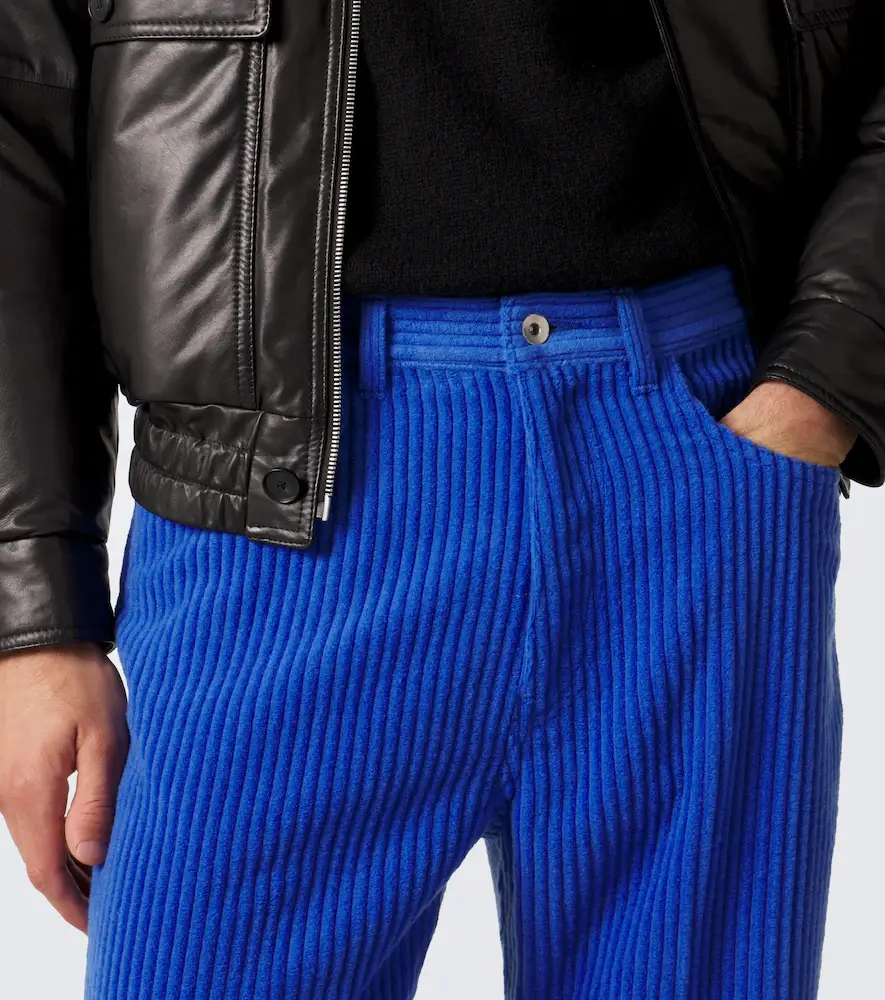 Auralee Wool and cashmere corduroy straight pants | Thumbnail 4