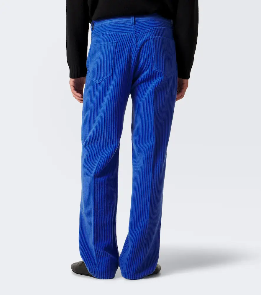 Auralee Wool and cashmere corduroy straight pants | Thumbnail 5