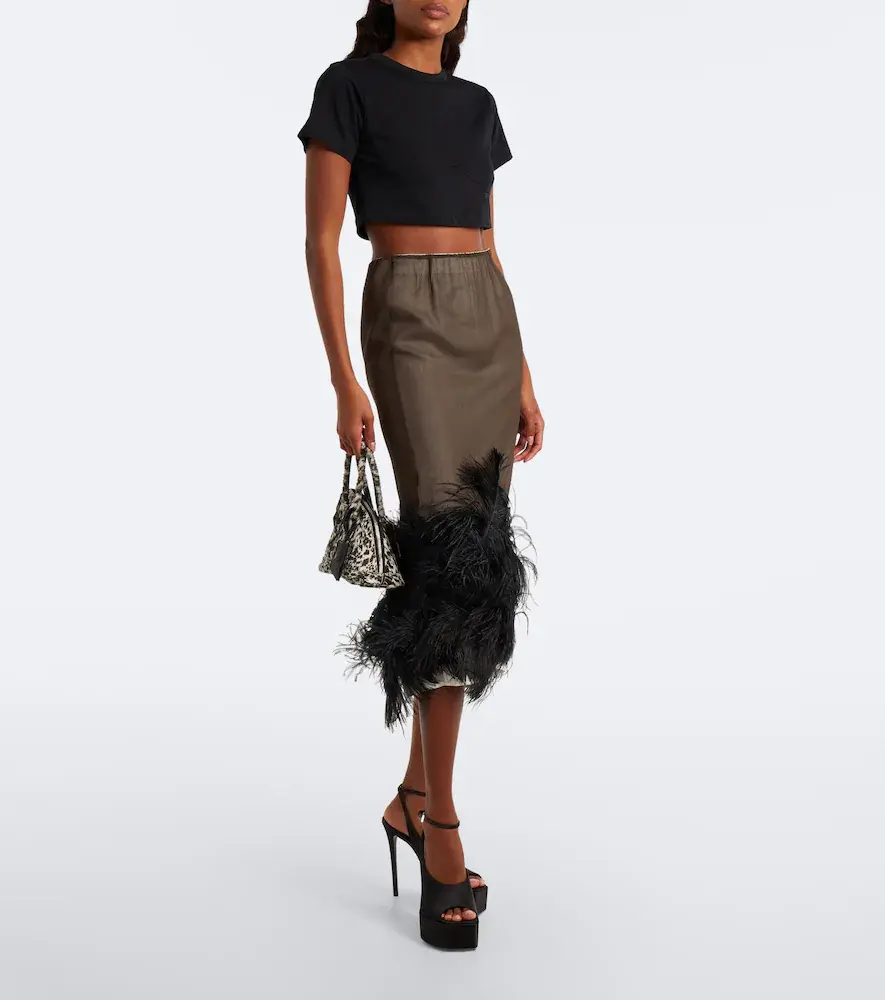 The Attico Sant Ambroeus Mini calf hair top-handle bag | Thumbnail 5 The Attico Sant Ambroeus Mini calf hair top-handle bag | Thumbnail 5