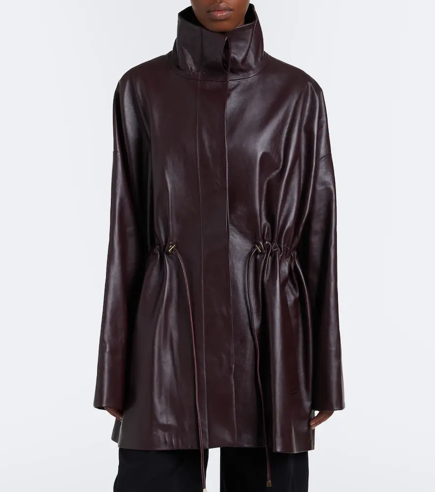 Tove Erna leather coat | Thumbnail 3