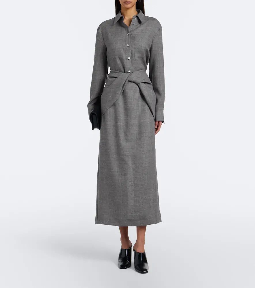 Tove Hope virgin wool midi skirt | Thumbnail 6 Tove Hope virgin wool midi skirt | Thumbnail 6