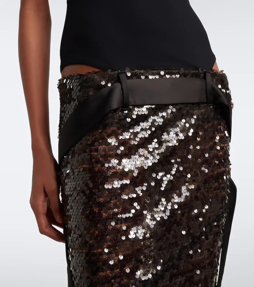 The Attico Cutout sequined gown | Thumbnail 3 The Attico Cutout sequined gown | Thumbnail 3