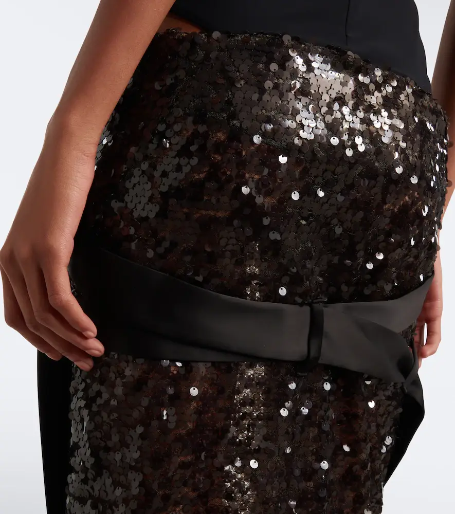 The Attico Cutout sequined gown | Thumbnail 4 The Attico Cutout sequined gown | Thumbnail 4