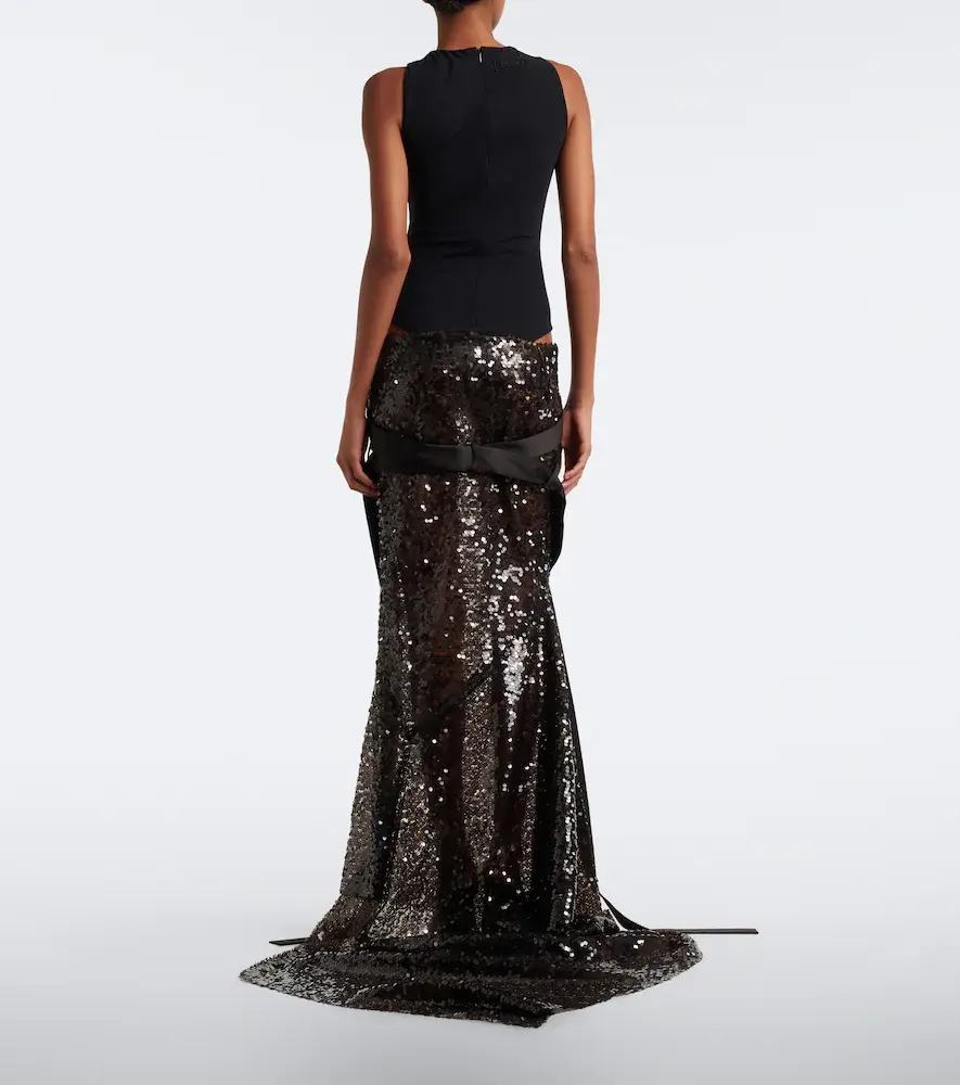The Attico Cutout sequined gown | Thumbnail 6 The Attico Cutout sequined gown | Thumbnail 6