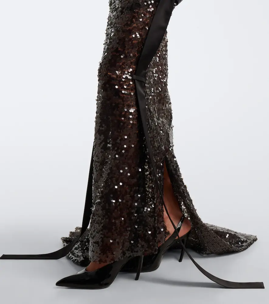 The Attico Cutout sequined gown | Thumbnail 7 The Attico Cutout sequined gown | Thumbnail 7