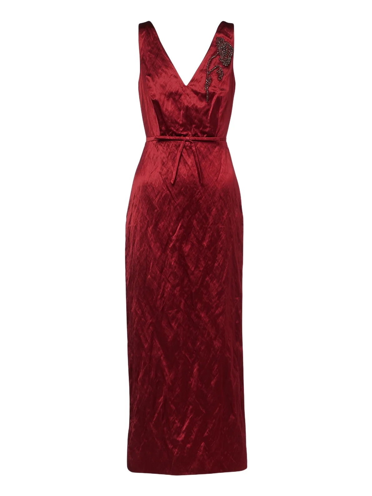 Embellished satin cocktail dress Embellished satin cocktail dress