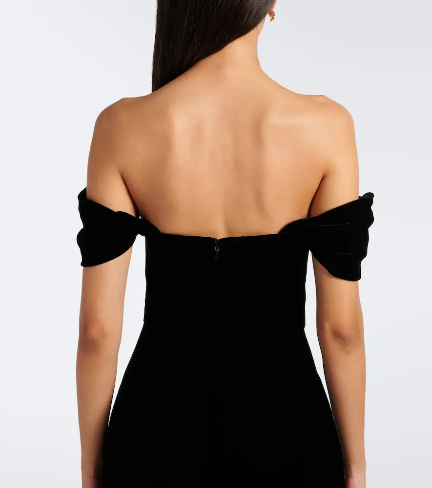 Carolina Herrera Off-shoulder midi dress | Thumbnail 3
